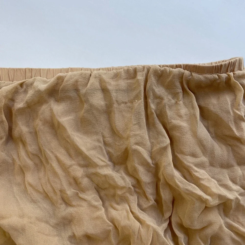 Alythea‎ Strapless Mini Dress 100% Silk Sz M Pastel Minimalist Resort Chic Party - Picture 9 of 10